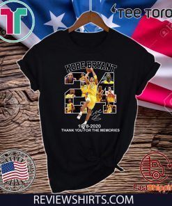24 Kobe Bryant 1978 2020 Thank Official T-Shirt