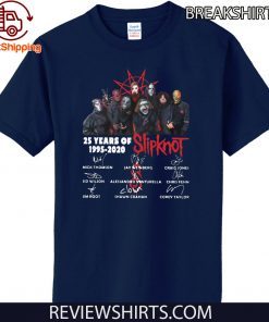 25 Years Of Slipknot 1995 – 2020 Official T-Shirt