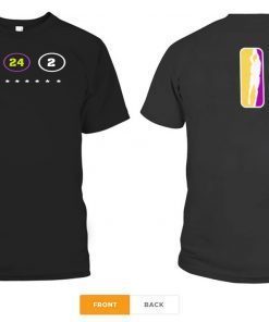 8 - 24 -2 Shirt Warriors honor Kobe Bryant - Gigi