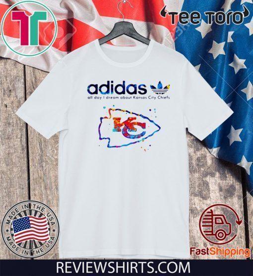 Adidas All Day I Dream About Kansas City Chiefs Official T-Shirt