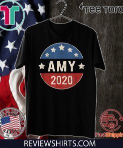 Amy Klobuchar For President 2020 Retro Election Button Official T-Shirt