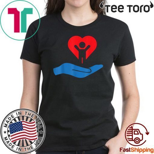 Autism Awarness My Hand Heart Gift Design Official T-Shirt