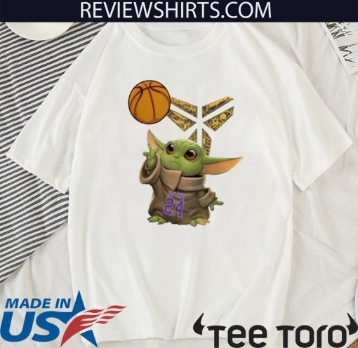 BABY YODA KOBE BRYANT 24 UNISEX T-SHIRT