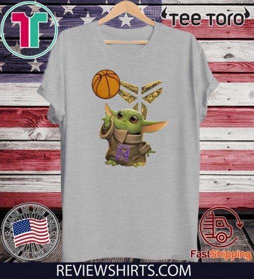 BABY YODA KOBE BRYANT 24 UNISEX T-SHIRT