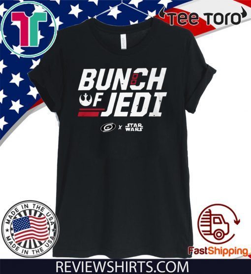 BUNCH OF JEDI SHIRT CAROLINA HURRICANES STAR WARS 2020 T-SHIRT