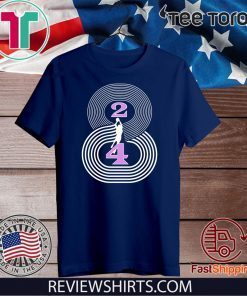 KOBE BRYANT RETIRING 8 AND 24 JERSEY NUMBERS OFFICIAL T-SHIRT