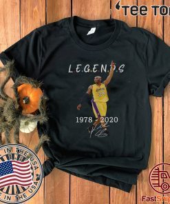 RIP KOBE BRYANT 1978-2020 Los Angeles Laker Thank You For T-Shirt