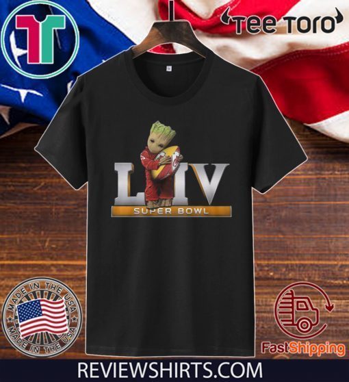 Baby Groot Hug LIV Super Bowl 2020 T-Shirt