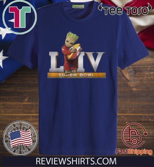 Baby Groot Hug LIV Super Bowl 2020 T-Shirt