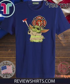 Baby Yoda Courage Fire Honor 2020 T-Shirt