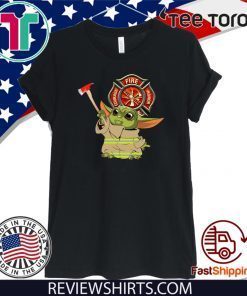 Baby Yoda Courage Fire Honor 2020 T-Shirt