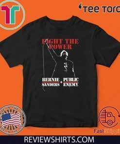 Bernie Sanders Fight The Power Shirt – Bernie Sanders And Public Enemy Official T-Shirt