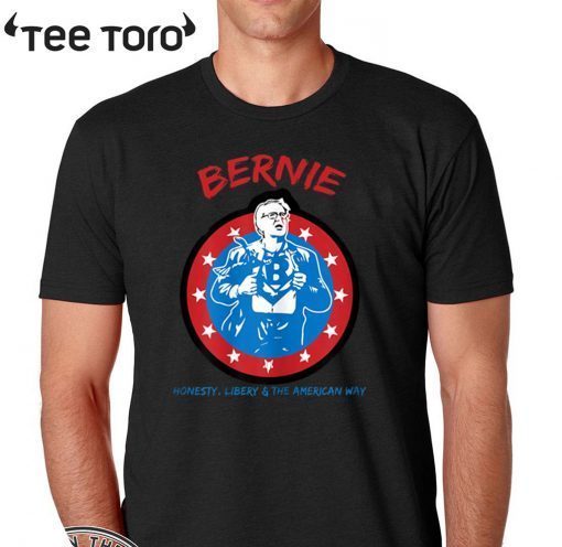 Bernie Sanders Superhero To The Rescue 2020 Election Official T-Shirt