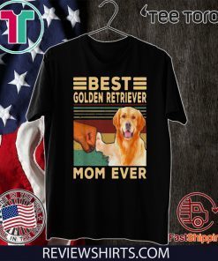 Best Golden Retriever Mom ever vintage 2020 T-Shirt