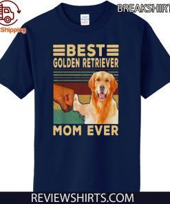 Best Golden Retriever Mom ever vintage 2020 T-Shirt