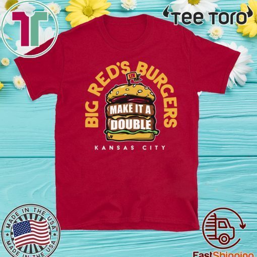 Big Red's Burgers Kansas City Football 2020 T-Shirt