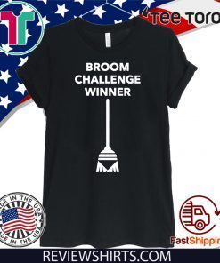 Broom Challenge Funny Meme #broomchallenge Official T-Shirt