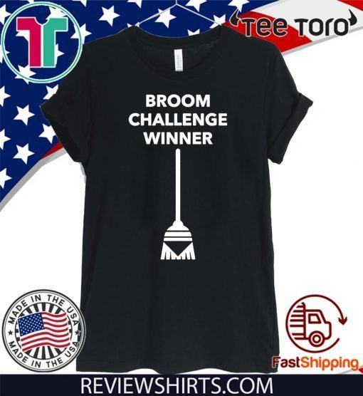 Broom Challenge Funny Meme #broomchallenge Official T-Shirt