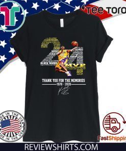24 Kobe Bryant and title collection thank For 2020 T-Shirt