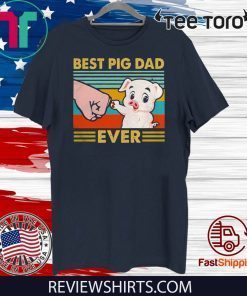 Best pig dad ever sunset IF Official T-Shirt