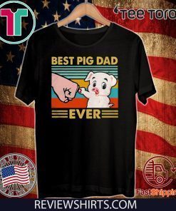 Best pig dad ever sunset IF Official T-Shirt