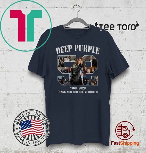 Deep Purple 1968 – 2020 Thank You For The Memories Original T-Shirt
