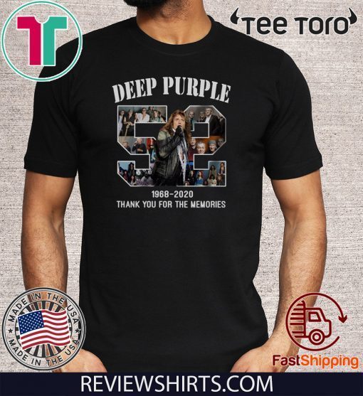 Deep Purple 1968 – 2020 Thank You For The Memories Original T-Shirt