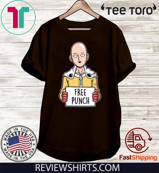 FREE PUNCH - One Punch Man 2020 T-Shirt