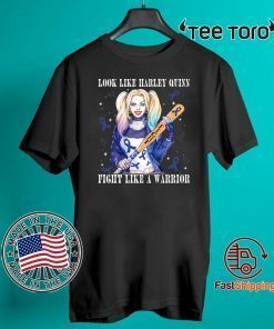 Look Like Harley Quinn Fight Like A Warrior Colon Cancer Awareness Shirt