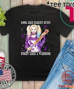Look Like Harley Quinn Fight Like A Warrior Pancreatic Cancer Awareness Unisex T-Shirt