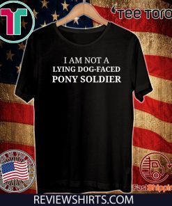 Lying Dog-Faced Pony Soldier Election 2020 Funny Political For T-Shirt