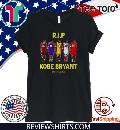 Rip Kobe Bryant greatest of all time 1978-2020 For T-Shirt