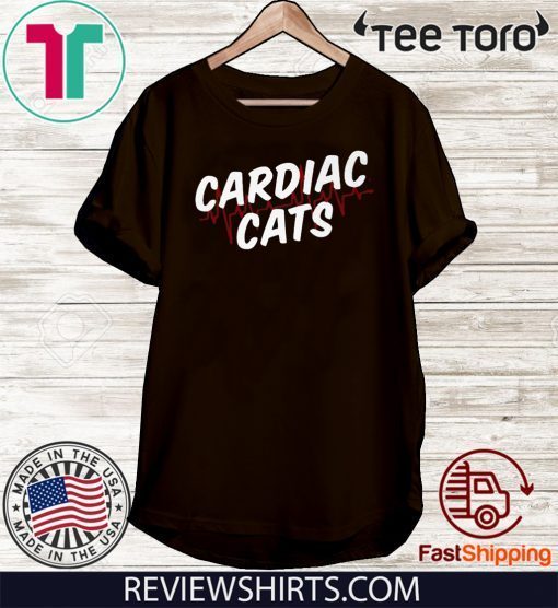 CARDIAC CATS CINCINNATI BEARCATS MEN'S BASKETBALL T-SHIRT