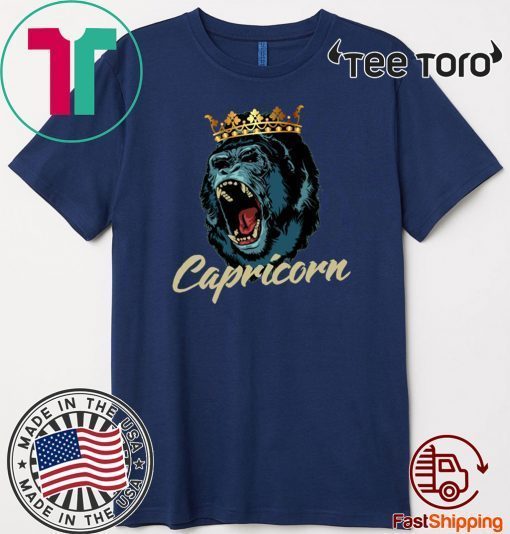 Capricorn Queen Gorilla Zodiac 2020 T-Shirt