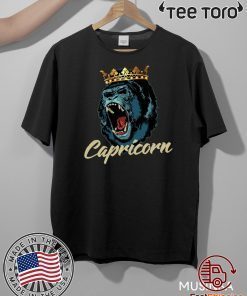 Capricorn Queen Gorilla Zodiac 2020 T-Shirt