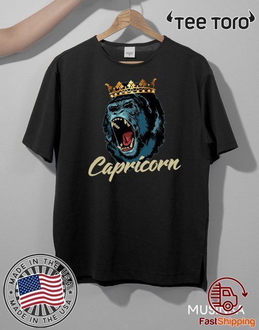 Capricorn Queen Gorilla Zodiac 2020 T-Shirt