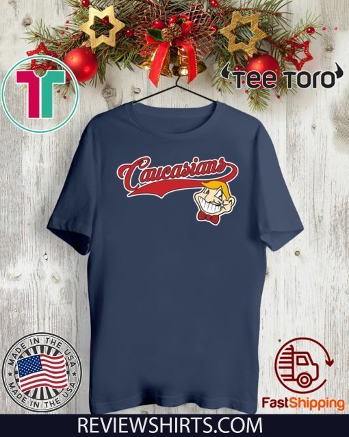 Caucasians Tee Shirt Indians Parody Shirt