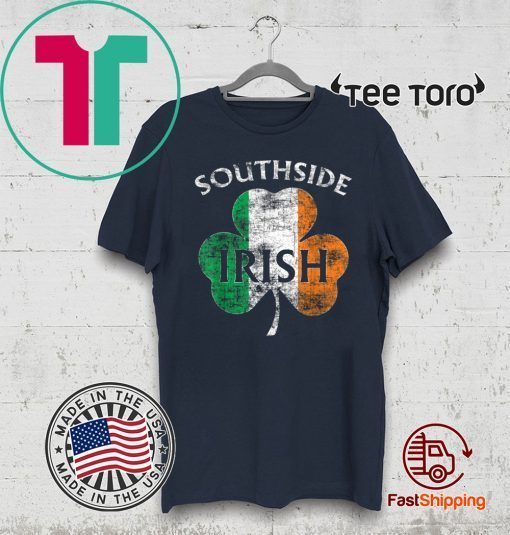 Chicago Southside Irish Flag St. Patrick's Day Official T-Shirt