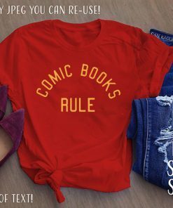 Comic Books Rule Official T-Shirt