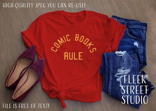 Comic Books Rule Official T-Shirt