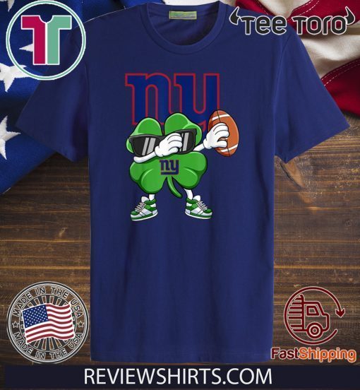 Dabbing Shamrock Football St Patrick’s Day NewYork Giant 2020 T-Shirt