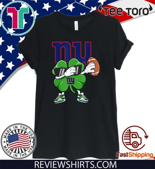 Dabbing Shamrock Football St Patrick’s Day NewYork Giant 2020 T-Shirt