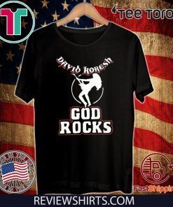 David Koresh God Rocks Tee Shirts