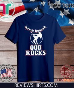 David Koresh God Rocks Tee Shirts