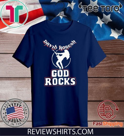 David Koresh God Rocks Tee Shirts