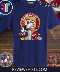 Disney Mickey Kansas City Chiefs Super Bowl Champions Gift T-Shirt