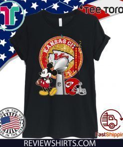 Disney Mickey Kansas City Chiefs Super Bowl Champions Gift T-Shirt