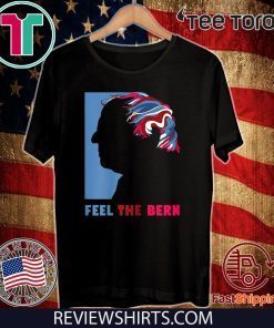 Vintage Distressed Feel The Bern 2020 President Graphic Hot T-Shirt