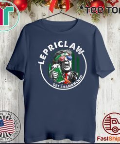 Donald Trump Lover Gifts Drinking Lepriclaw Get Shamrocked St Paddy T-Shirt