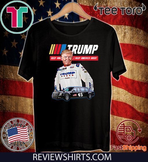 Donald Trump The Beast Presidential Limo Race Car #45 Shirt